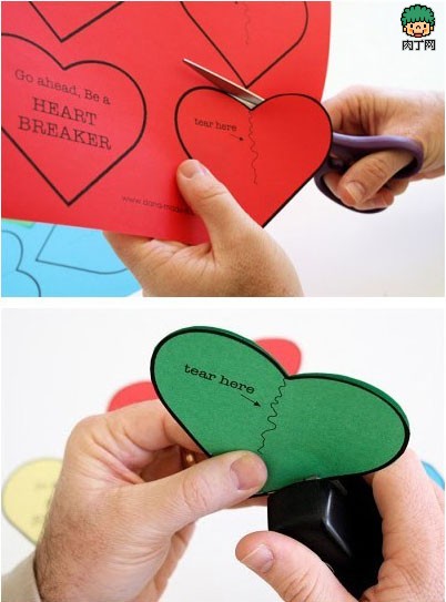 手工制作彩色纸创意心形糖果包装-封存