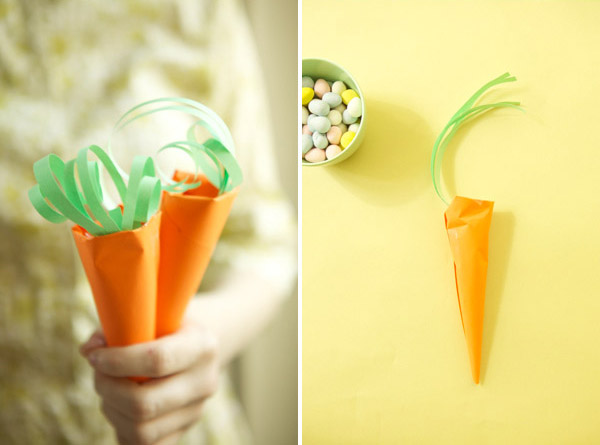 一款清新的胡萝卜糖果包装纸袋的做法图解