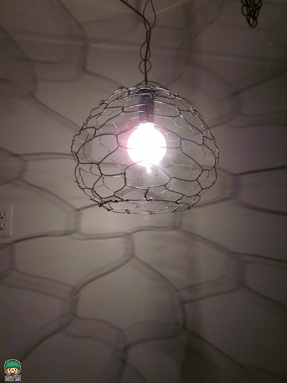 Twisted Wire Hanging Lamp