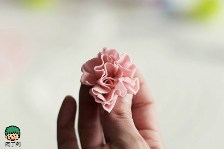 软陶手工艺品制作图解 逼真的牡丹花教程