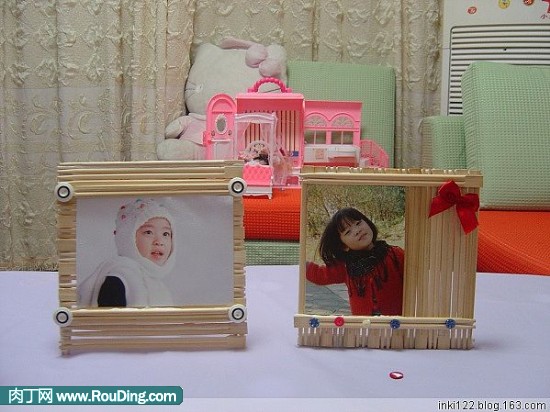 简约时尚的一次性筷子做相框diy作品-封存 日志测试页-中国网络电视台