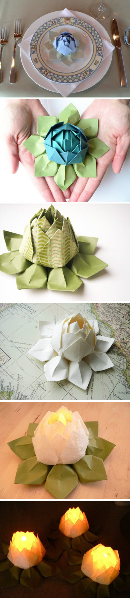 立体莲蓬折纸图片